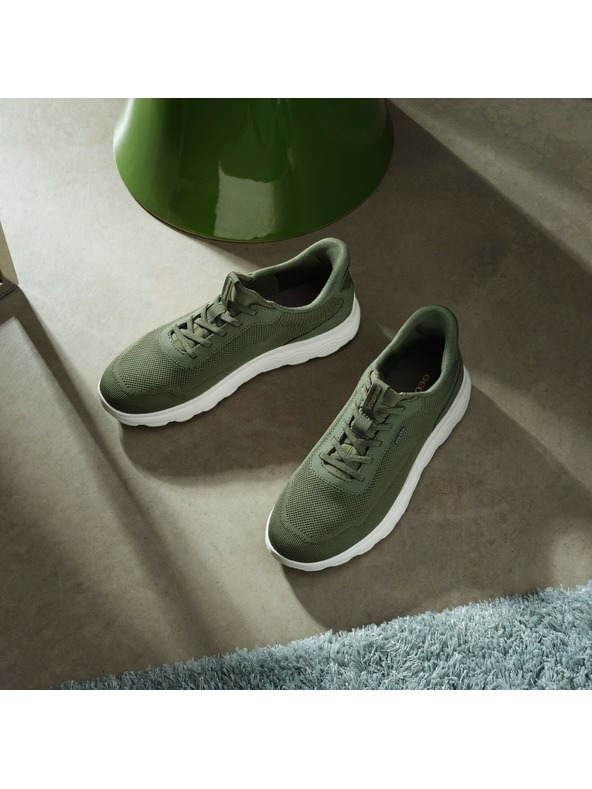 Geox Khaki pánske tenisky Geox Spherica Plus Fast in