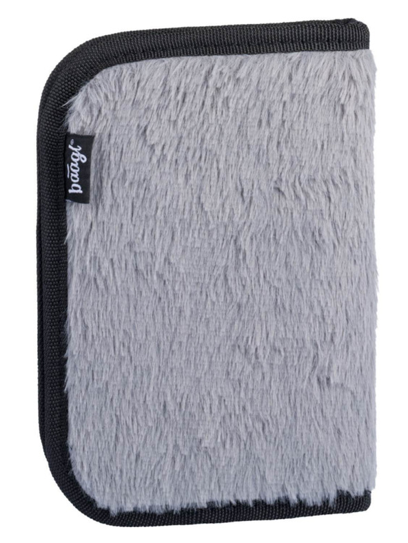 BAAGL  Šedá 3 sety pandy na zips: aktovka, penál, taška Baagl