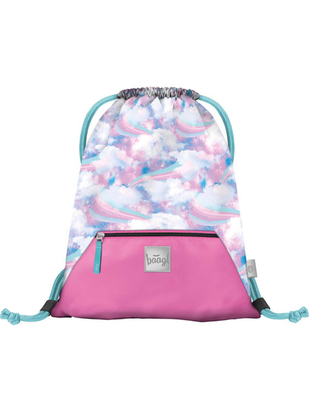 BAAGL  Modrá taška s vreckom Baagl Nebe