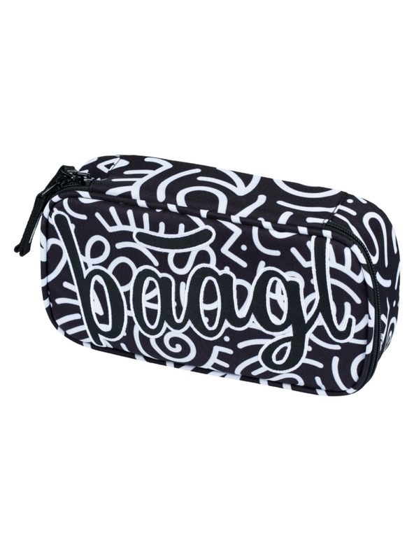 BAAGL  Čierny školský peračník Baagl Element