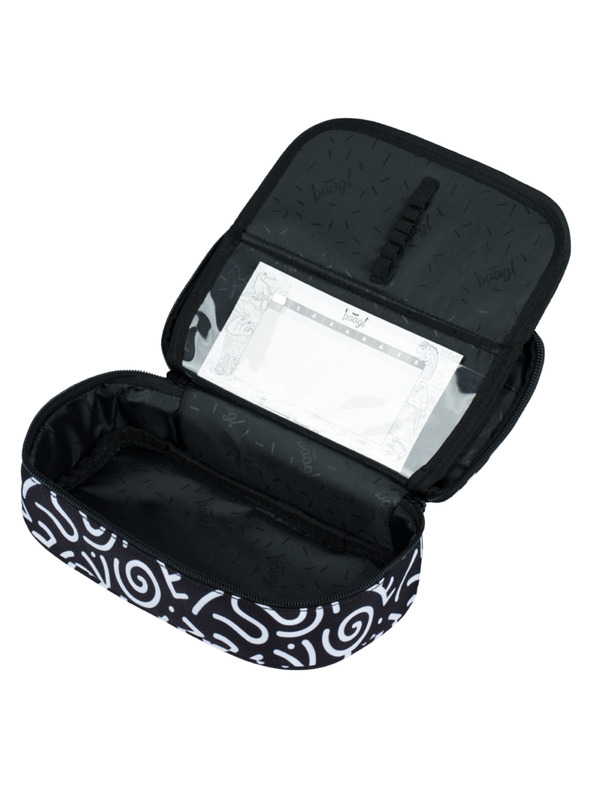 BAAGL  Čierny školský peračník Baagl Element