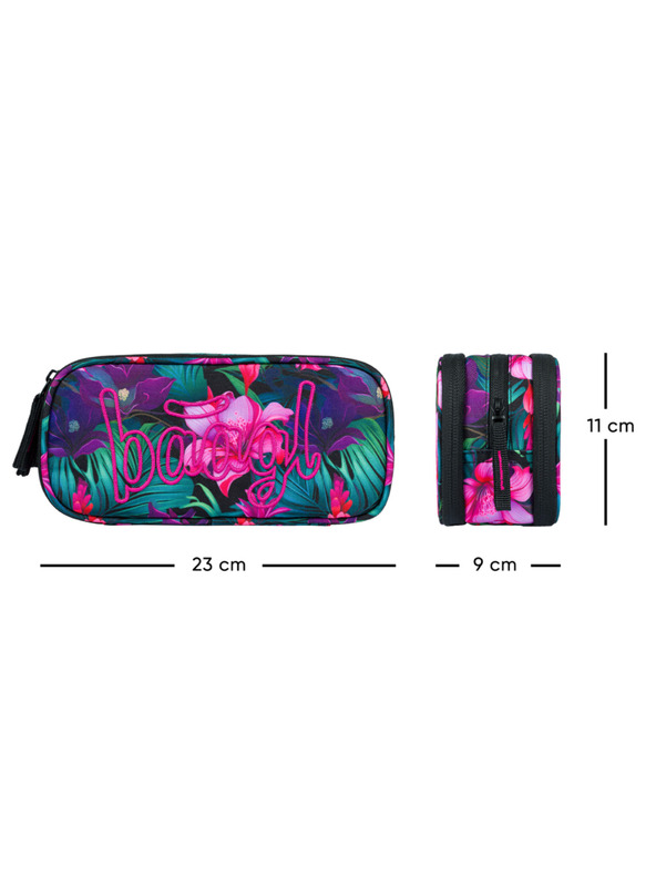 BAAGL  Ružový študentský penál Baagl Paradise