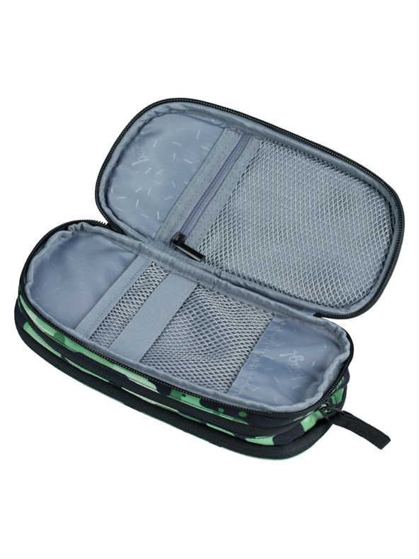 BAAGL  Zelený študentský penál etue Baagl Green