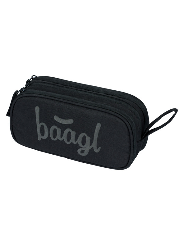 BAAGL  Čierny študentský penál etue Baagl Black