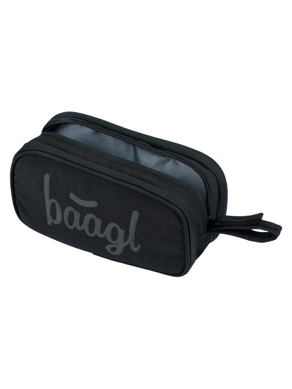 BAAGL  Čierny študentský penál etue Baagl Black