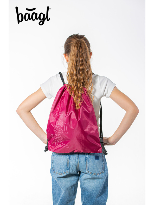 BAAGL  Červená taška Baagl Ruby