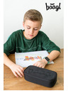 BAAGL  Sivý školský peračník Baagl Darkness