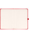 NOTIQUE NOTIQUE Poznámky aprint, červené, bodkované, 15 x 21 cm BAAGL