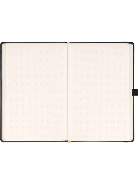 NOTIQUE NOTIQUE Notes Balacron, čierny, bodkovaný, 15 x 21 cm