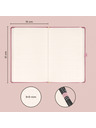 NOTIQUE NOTIQUE Notes Aprint Neo, ružová, bodkovaná, 15 x 21 cm