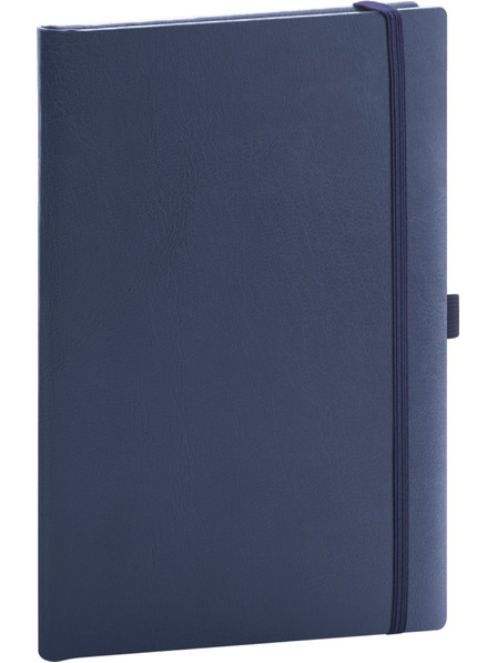 NOTIQUE NOTIQUE Notes Balacron, tmavomodrý, bodkovaný, 15 x 21 cm