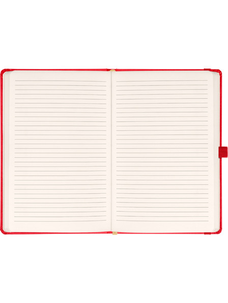 NOTIQUE NOTIQUE Poznámkový blok, červený, lemovaný, 15 x 21 cm
