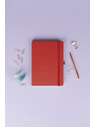 NOTIQUE NOTIQUE Poznámkový blok, červený, lemovaný, 15 x 21 cm