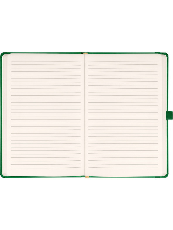 NOTIQUE NOTIQUE Poznámky, zelená farba, linajkované, 15 x 21 cm