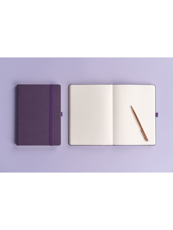 NOTIQUE NOTIQUE Notes Aprint Neo, fialová, bodkovaná, 15 x 21 cm