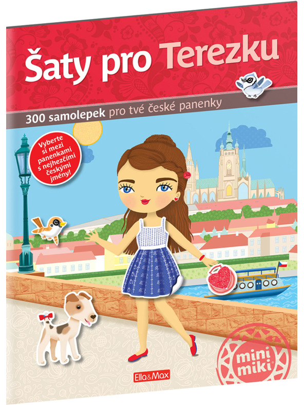 ELLA & MAX Šaty pre TEREZKU ─ Kniha samolepiek