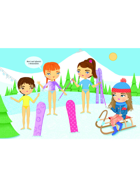 ELLA & MAX Šaty pre TEREZKU ─ Kniha samolepiek