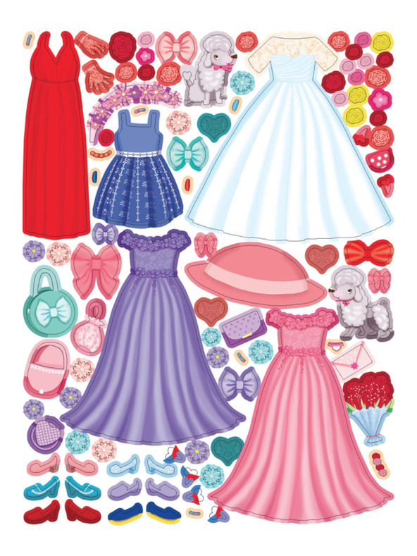 ELLA & MAX Šaty pre TEREZKU ─ Kniha samolepiek