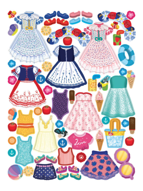 ELLA & MAX Šaty pre TEREZKU ─ Kniha samolepiek