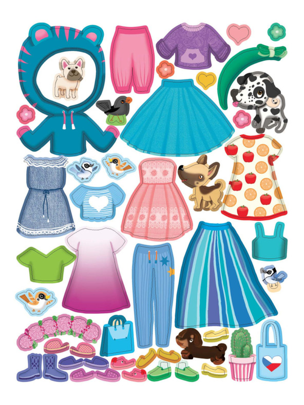 ELLA & MAX Šaty pre TEREZKU ─ Kniha samolepiek