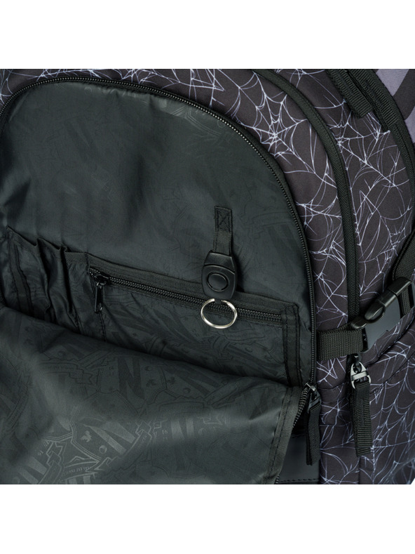 BAAGL  Čierny školský batoh Skate Wednesday Nevermore Baagl