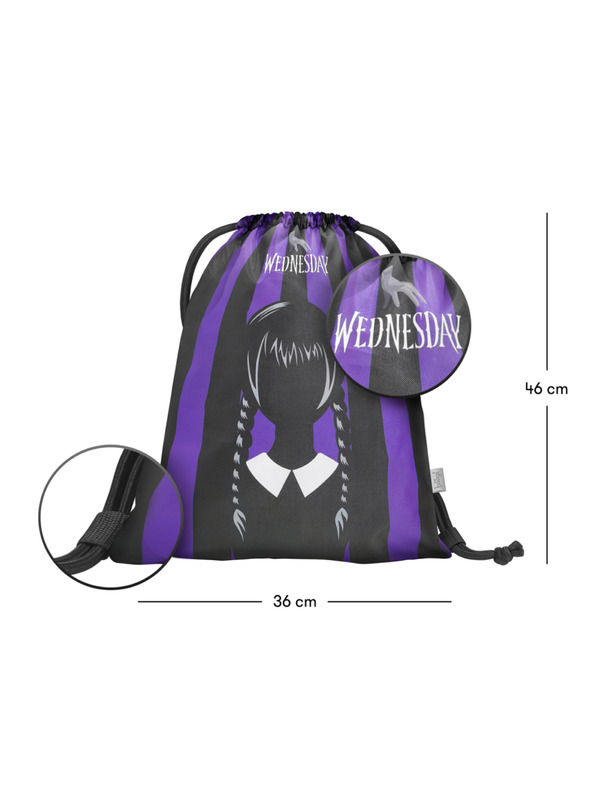 BAAGL  Čierny vak Wednesday Baagl