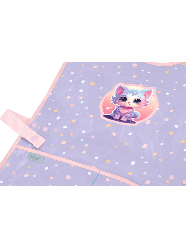 BAAGL  Fialová detská zástera Domáce zvieratá Baagl