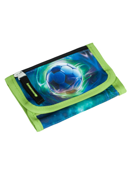 BAAGL  Modrá peňaženka na krk Futbalová lopta Baagl