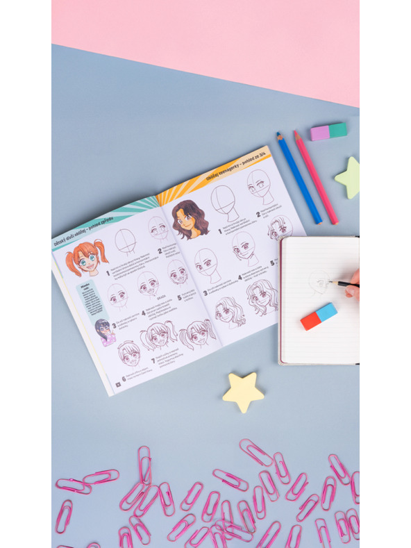 BAAGL  Ako kresliť KAWAII MANGA: MÓDA – Krok za krokom s MISAKO