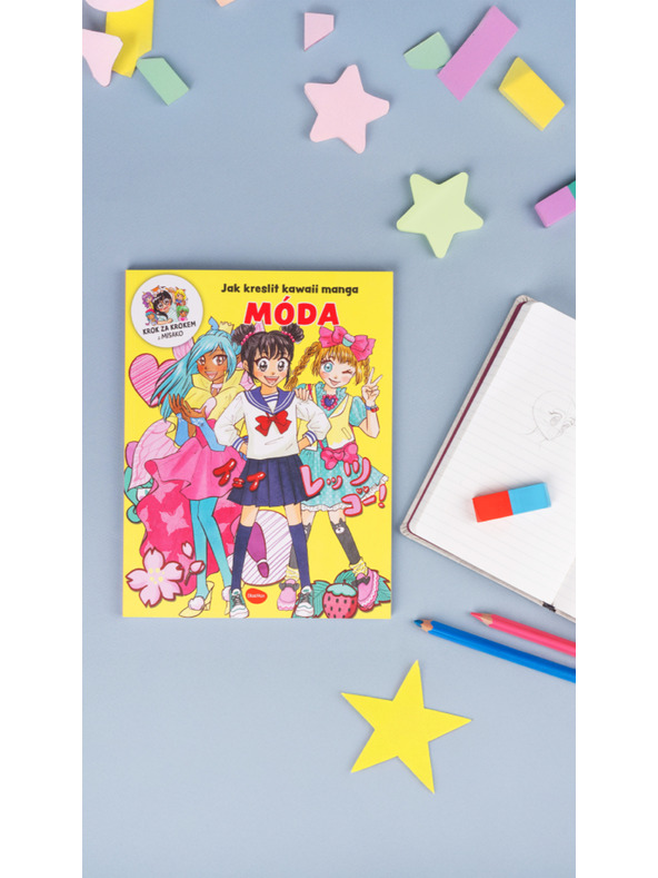 BAAGL  Ako kresliť KAWAII MANGA: MÓDA – Krok za krokom s MISAKO