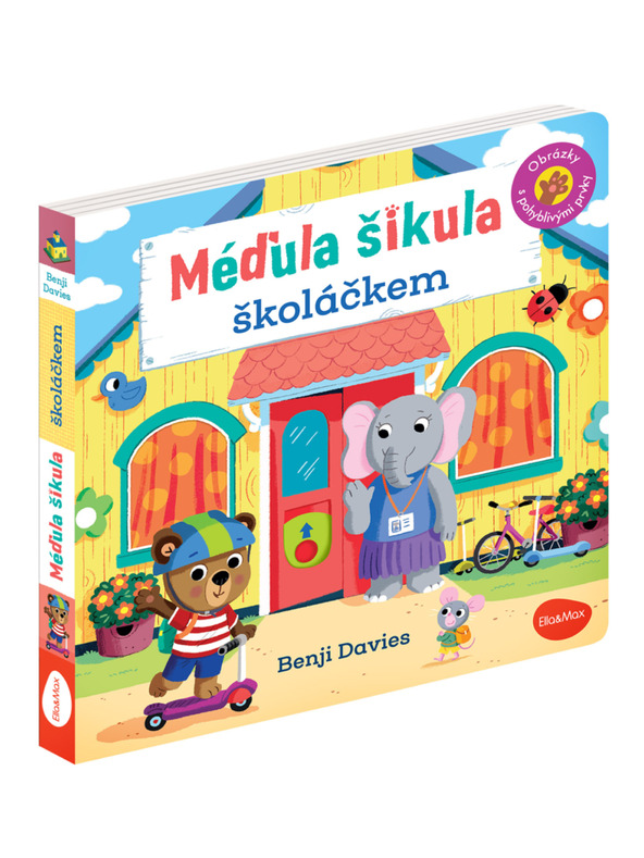 BAAGL  MEDVEDÍK ŠIKOVNÝ ŠKOLÁKOM – Obrázky s pohyblivými prvkami