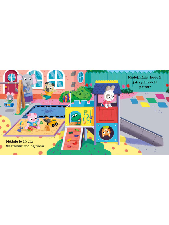 BAAGL  MEDVEDÍK ŠIKOVNÝ ŠKOLÁKOM – Obrázky s pohyblivými prvkami