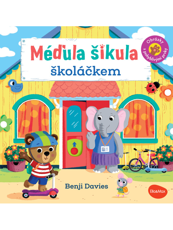 BAAGL  MEDVEDÍK ŠIKOVNÝ ŠKOLÁKOM – Obrázky s pohyblivými prvkami