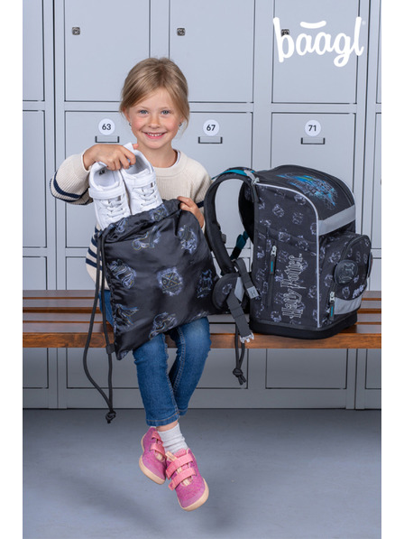 BAAGL  BAAGL SET 3 Zippy plus Bradavice: aktovka, peračník, vrecko