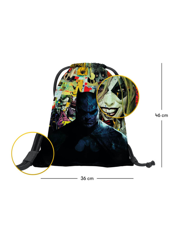 BAAGL  BAAGL 3 SET Skate Batman Comics: batoh, etue, vrecko