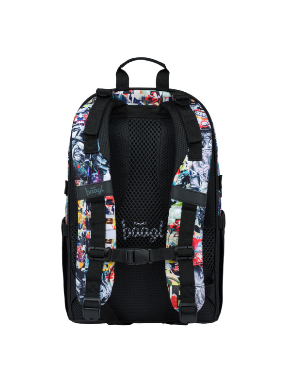 BAAGL  BAAGL 3 SET Skate Batman Comics: batoh, etue, vrecko