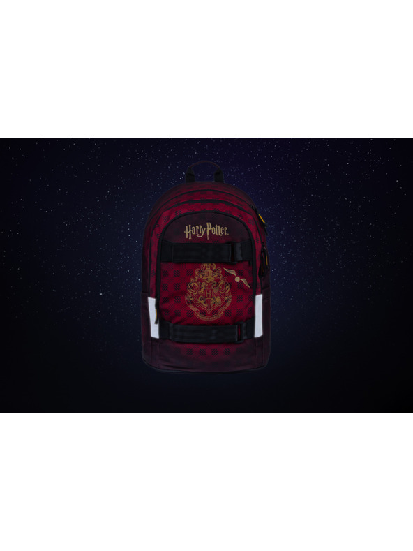 BAAGL  BAAGL Školský batoh Skate Harry Potter Bradavice vínový