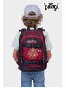 BAAGL  BAAGL Školský batoh Skate Harry Potter Bradavice vínový