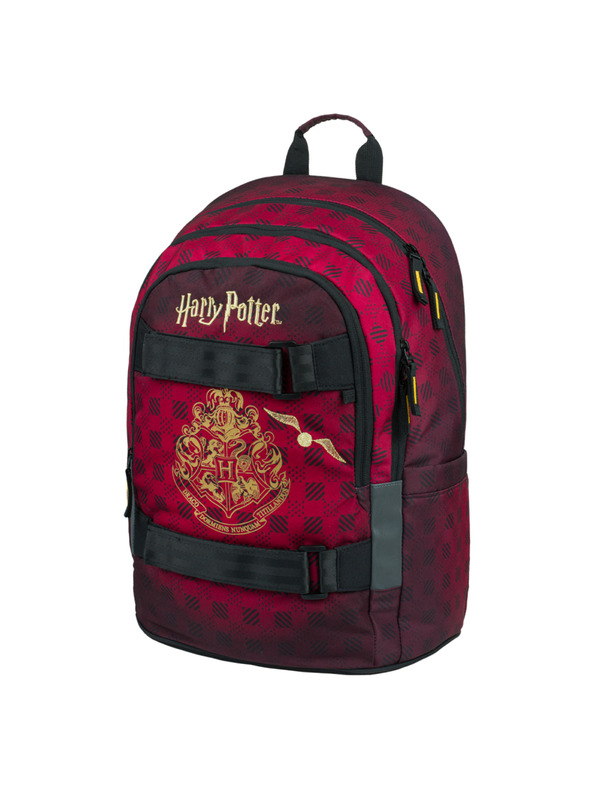BAAGL  BAAGL Školský batoh Skate Harry Potter Bradavice vínový