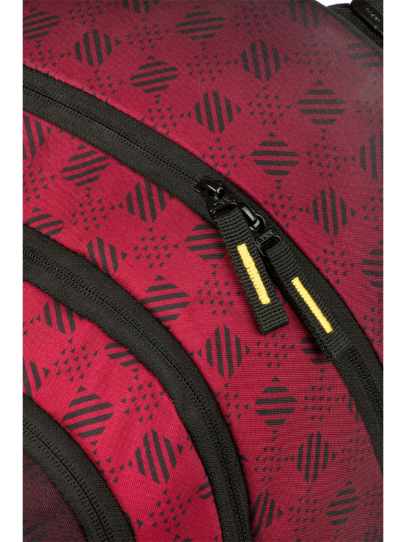 BAAGL  BAAGL Školský batoh Skate Harry Potter Bradavice vínový