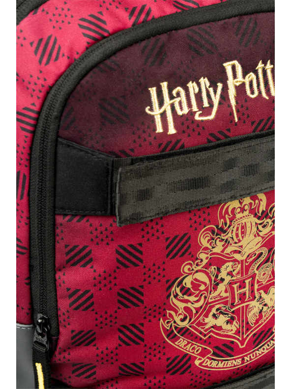 BAAGL  BAAGL Školský batoh Skate Harry Potter Bradavice vínový