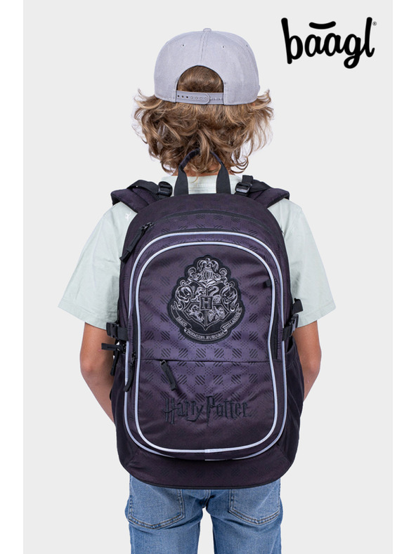 BAAGL  BAAGL Školský batoh Core Harry Potter Rokfort čierny
