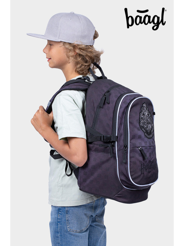 BAAGL  BAAGL Školský batoh Core Harry Potter Rokfort čierny