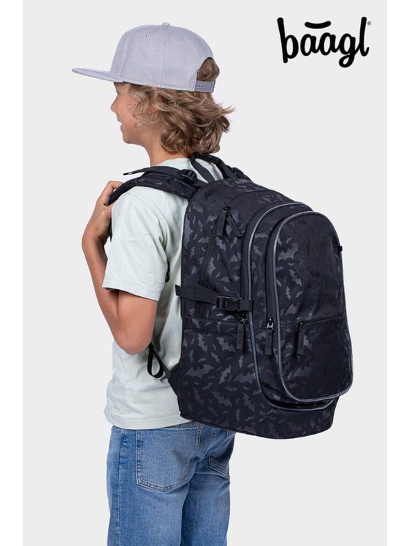 BAAGL  BAAGL Školský batoh Core Batman čierny