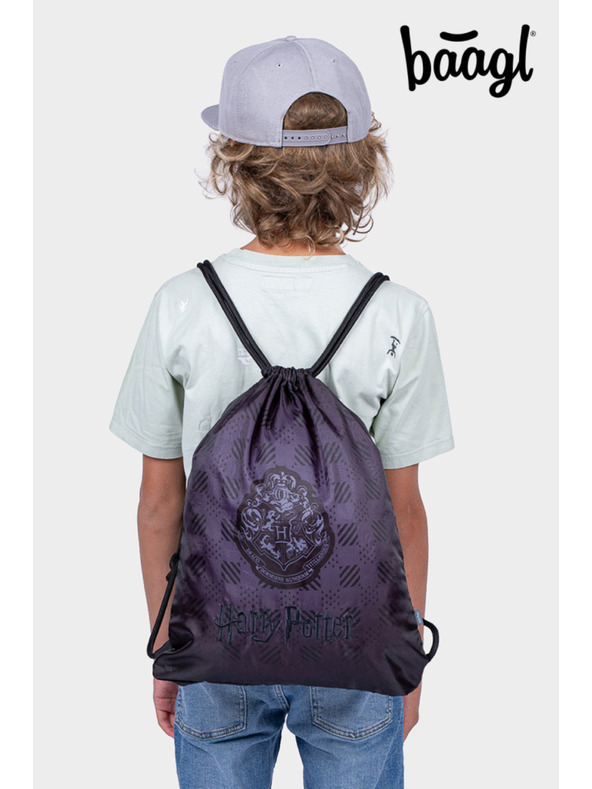 BAAGL  BAAGL SET 3 Core Harry Potter Rokfort čierny: batoh, peračník, vrecko