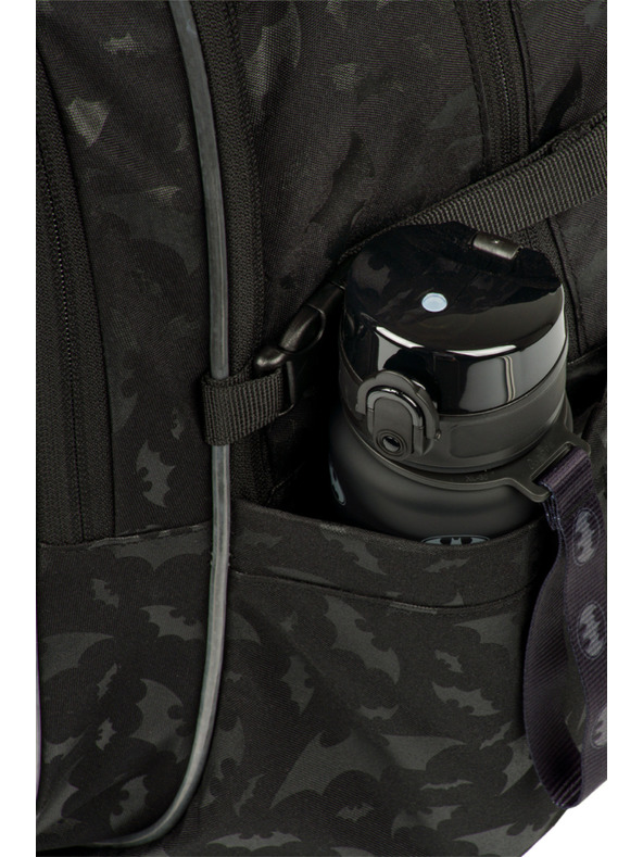 BAAGL  BAAGL SET 3 Core Batman čierny: batoh, peračník, vrecko