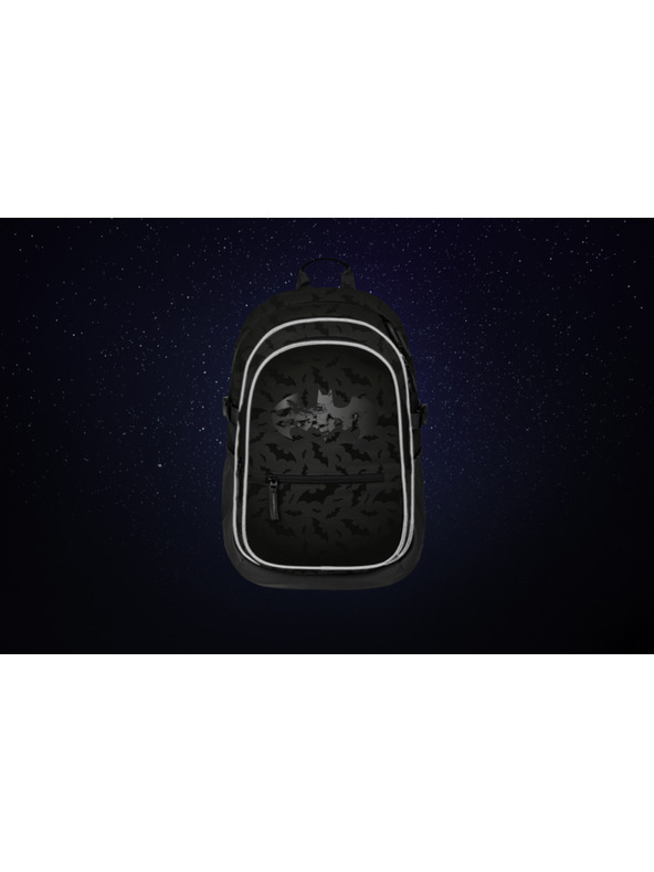 BAAGL  BAAGL SET 3 Core Batman čierny: batoh, peračník, vrecko