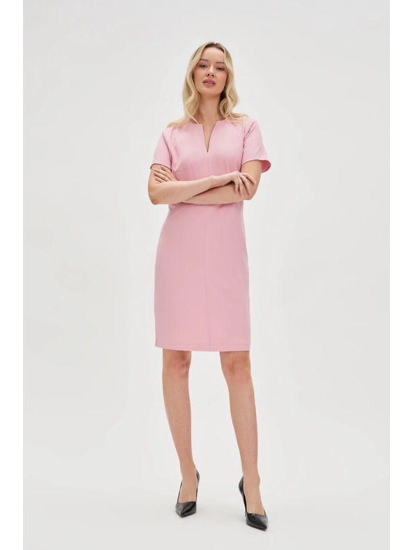 Moodo Elegantná sukňa ružová Moodo