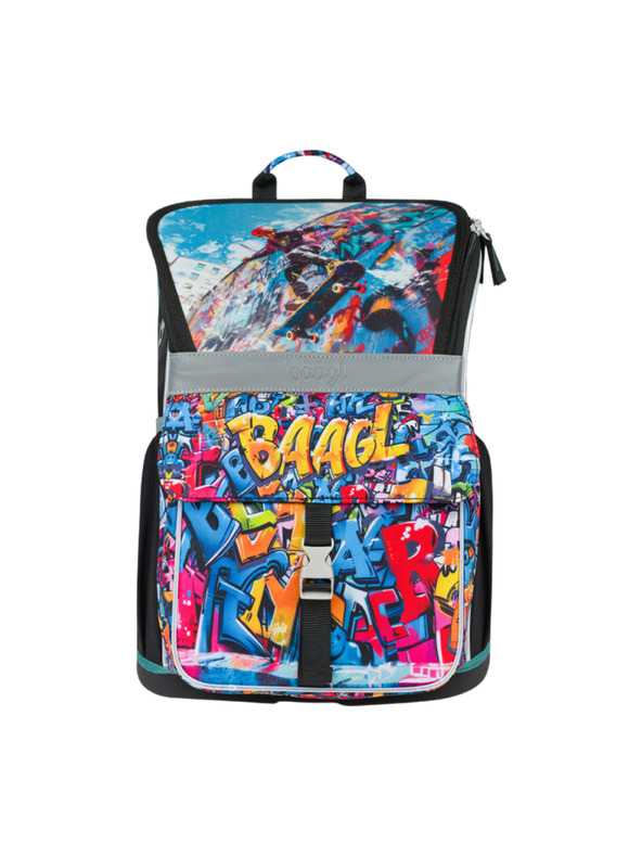 BAAGL  BAAGL SET 5 Zippy Skatepark: aktovka, penal, vrecko, zástena, peňaženka