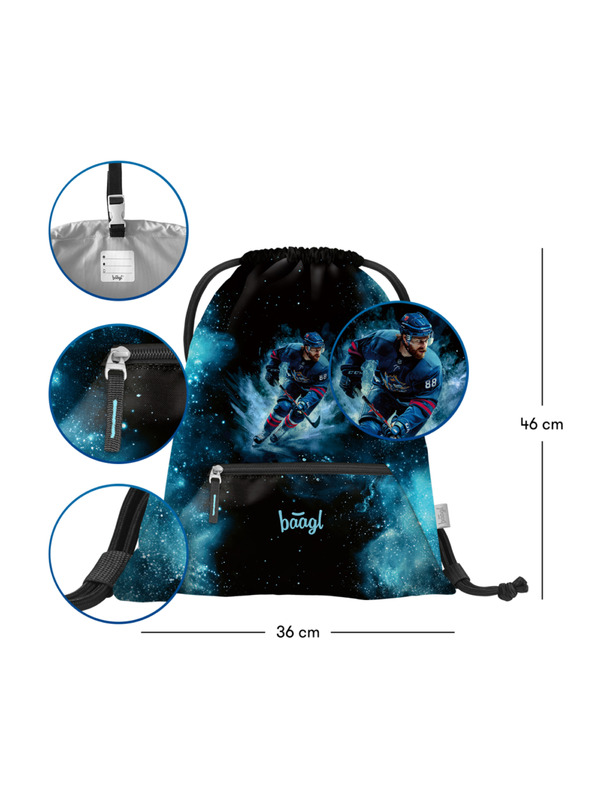 BAAGL  BAAGL Vrecko s kapsou Hokej